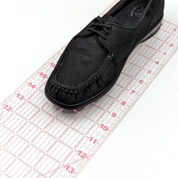 SAS Women Petra Comfort Charcoal Back Soft Leather Narrow shoes Size 9.5 - Picture 7 of 11